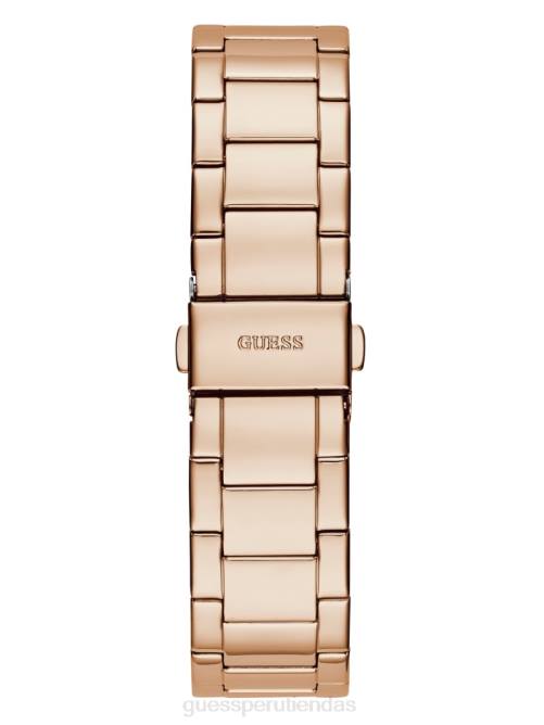 GUESS y reloj multifunción con strass mujer 0P8X3631 oro rosa accesorio