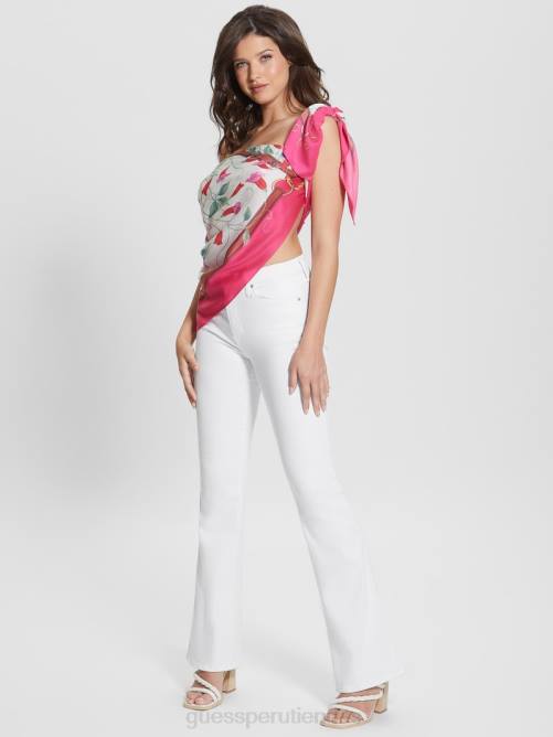 GUESS bufanda de seda aurora mujer 0P8X1222 fucsia accesorio