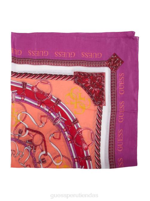 GUESS bufanda de seda de mónaco mujer 0P8X3801 fucsia accesorio