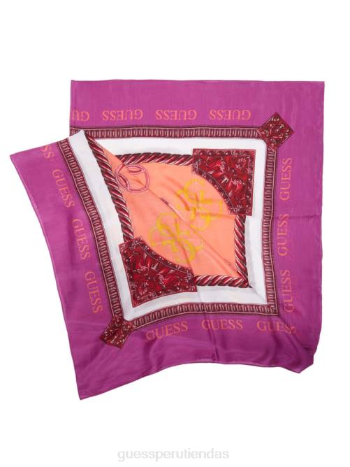 GUESS bufanda de seda de mónaco mujer 0P8X3801 fucsia accesorio