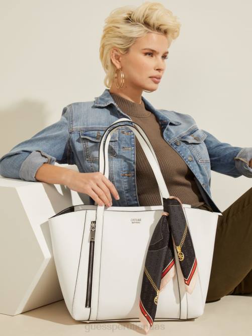 GUESS bufanda de seda jensen mujer 0P8X3791 carbón multi accesorio