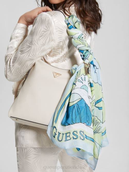 GUESS bufanda floral lila mujer 0P8X1418 verde múltiple accesorio