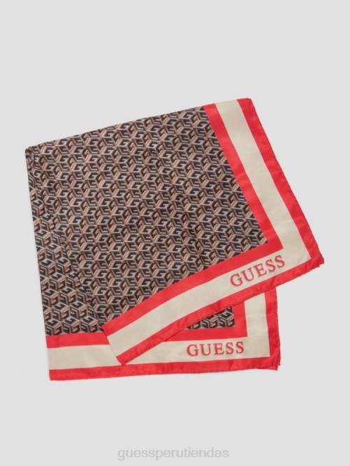 GUESS fular silvana mujer 0P8X3781 oro negro accesorio
