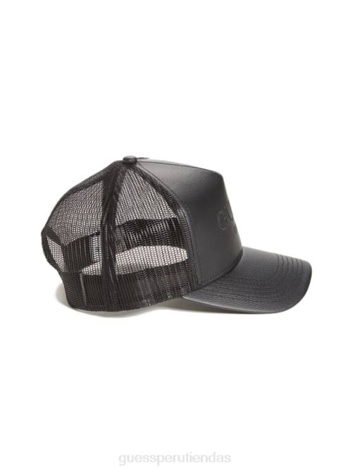 GUESS gorra trucker de piel sintética mujer 0P8X3800 negro accesorio
