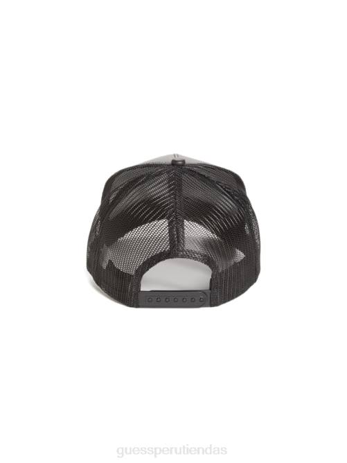 GUESS gorra trucker de piel sintética mujer 0P8X3800 negro accesorio