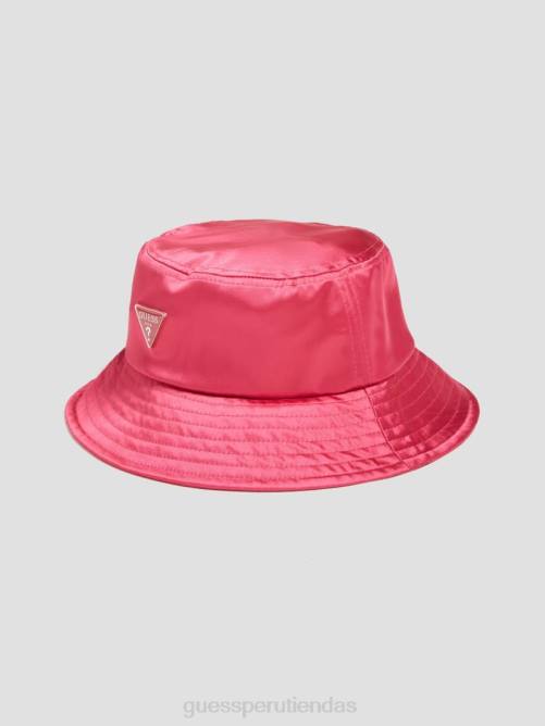 GUESS sombrero de pescador de satén mujer 0P8X3775 violeta claro/pastel accesorio