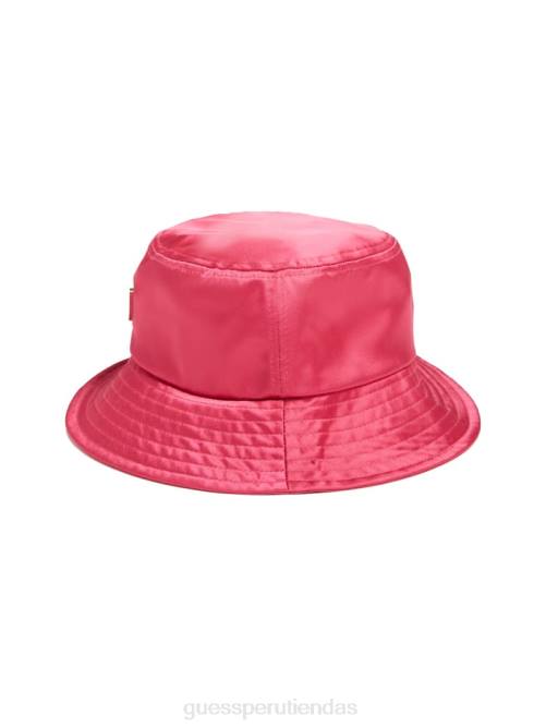 GUESS sombrero de pescador de satén mujer 0P8X3775 violeta claro/pastel accesorio
