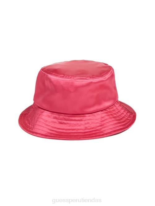 GUESS sombrero de pescador de satén mujer 0P8X3775 violeta claro/pastel accesorio