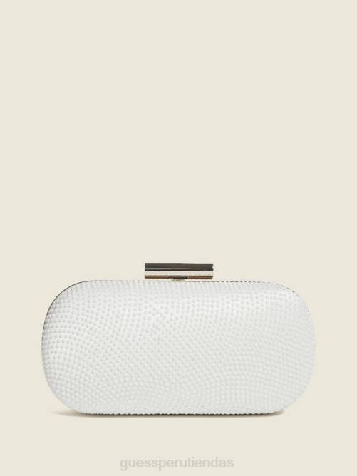 GUESS embrague texturizado mujer 0P8X3311 Marfil accesorio