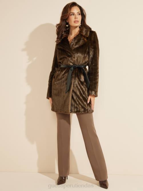GUESS abrigo carolina mujer 0P8X1923 mezcla de visón vestir