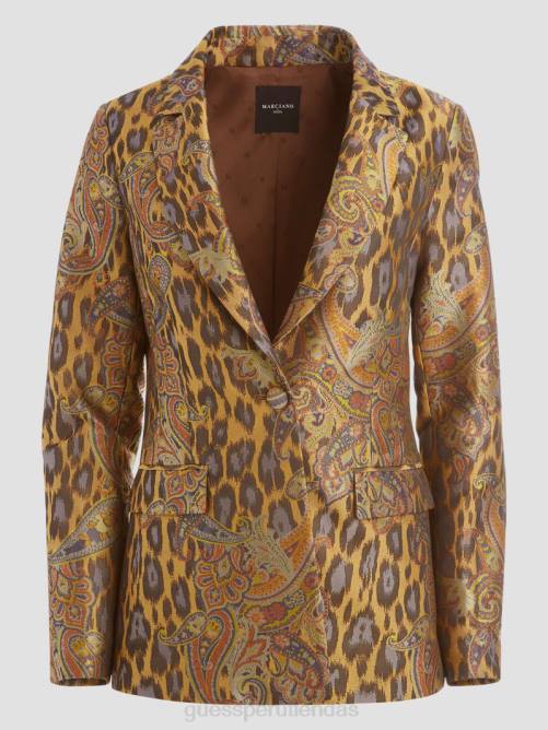 GUESS blazer con diseño de fénix en jacquard mujer 0P8X1878 jacquard ascendente del fénix vestir