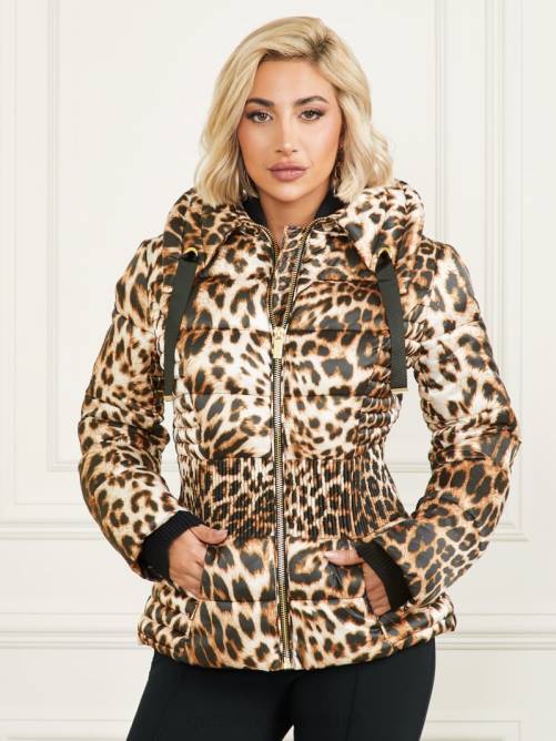 GUESS chaqueta acolchada con estampado annie mujer 0P8X1863 redux hechizado vestir