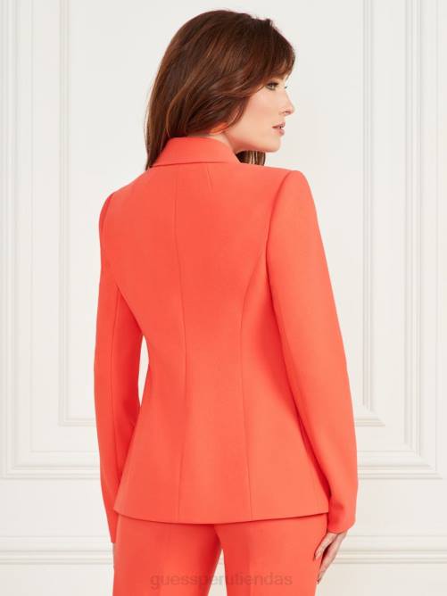 GUESS chaqueta jaqueline mujer 0P8X1772 coral vivaz vestir