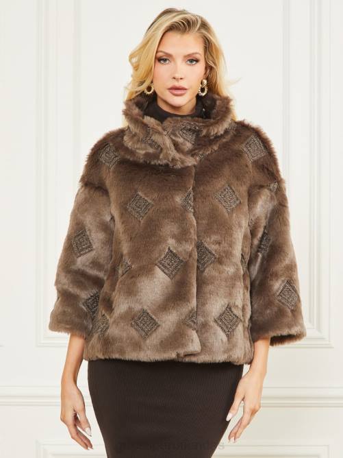 GUESS chaqueta luna mujer 0P8X1895 bordado en toda la prenda vestir