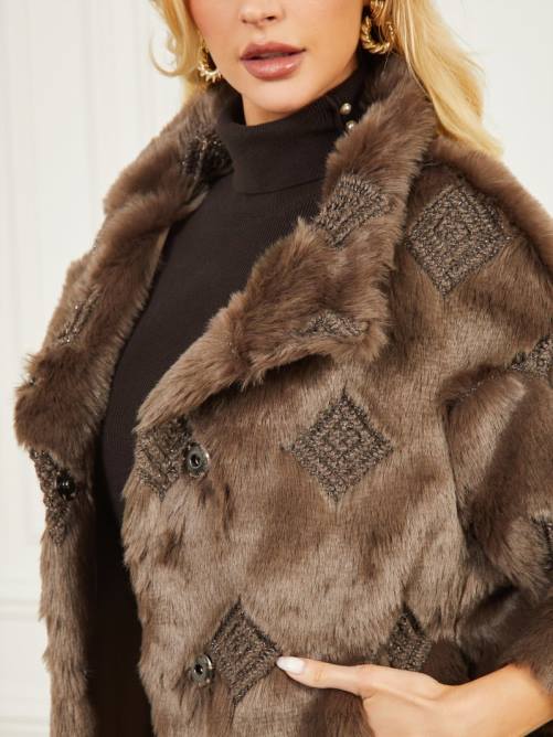 GUESS chaqueta luna mujer 0P8X1895 bordado en toda la prenda vestir