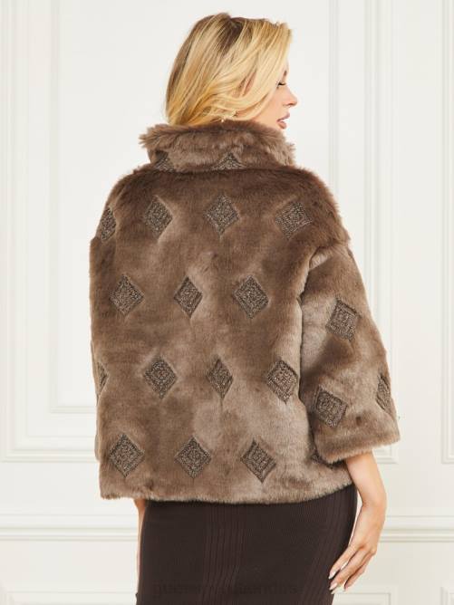 GUESS chaqueta luna mujer 0P8X1895 bordado en toda la prenda vestir