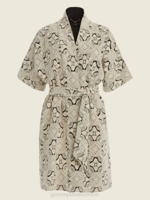 GUESS kimono estela mujer 0P8X1873 lentejuelas estela vestir