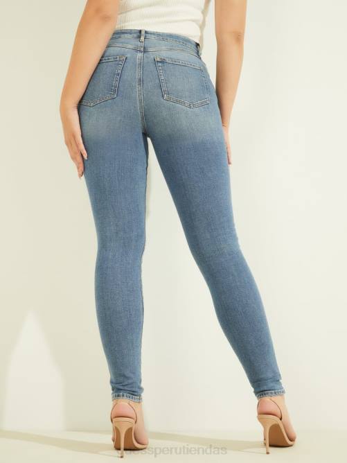 GUESS estilete no. 97 vaqueros mujer 0P8X195 lavado de soñador vestir