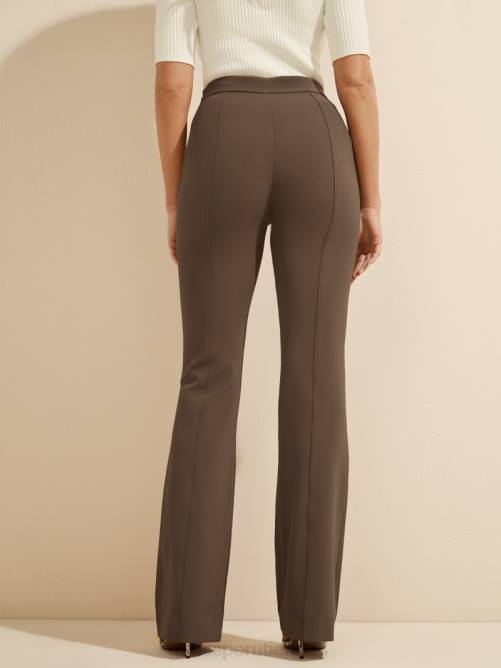 GUESS pantalón acampanado chloe mujer 0P8X2179 cocopop vestir