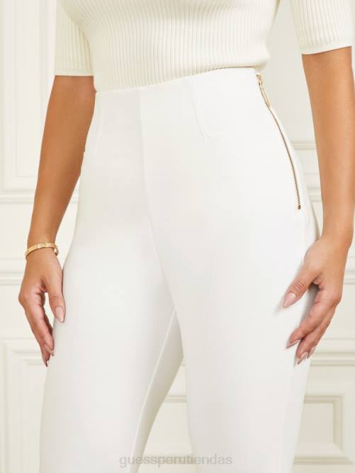 GUESS pantalón braxton mujer 0P8X2131 perla pálida vestir