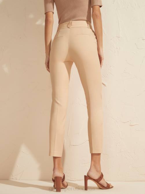 GUESS pantalón chino hollywood mujer 0P8X2145 marfil neutro vestir