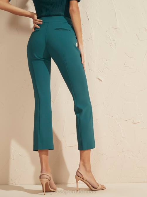 GUESS pantalón corto evelyn mujer 0P8X2163 real verde azulado multicolor vestir