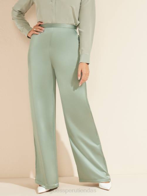 GUESS pantalón florencia mujer 0P8X2275 gris pizarra vestir