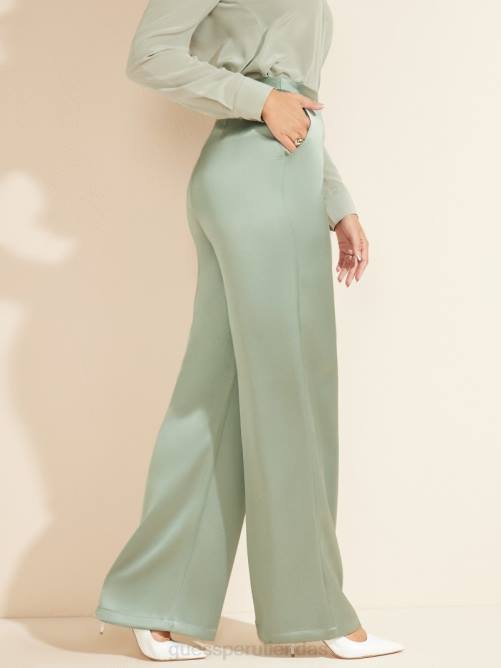 GUESS pantalón florencia mujer 0P8X2275 gris pizarra vestir