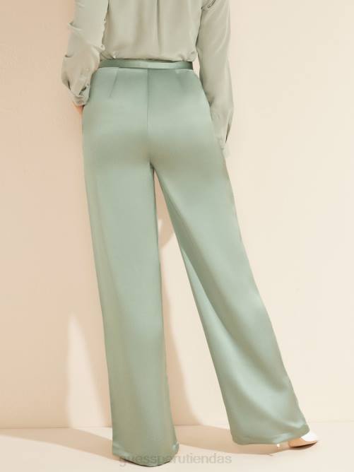 GUESS pantalón florencia mujer 0P8X2275 gris pizarra vestir