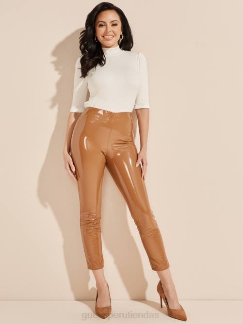 GUESS pantalón harlow mujer 0P8X2155 marrón óxido vestir