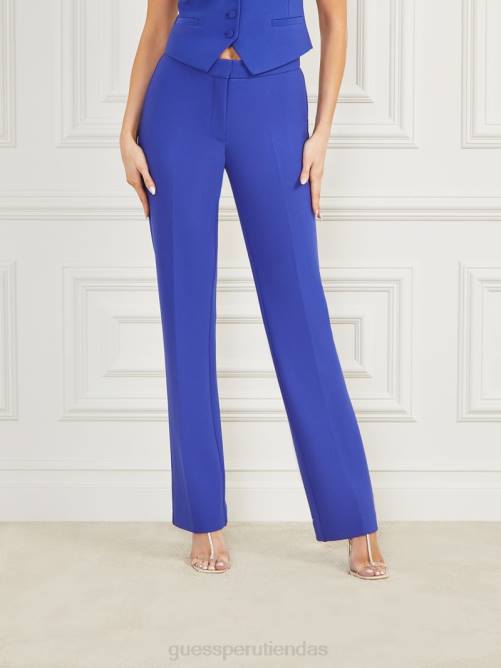 GUESS pantalón jaqueline mujer 0P8X2077 joya azul vestir