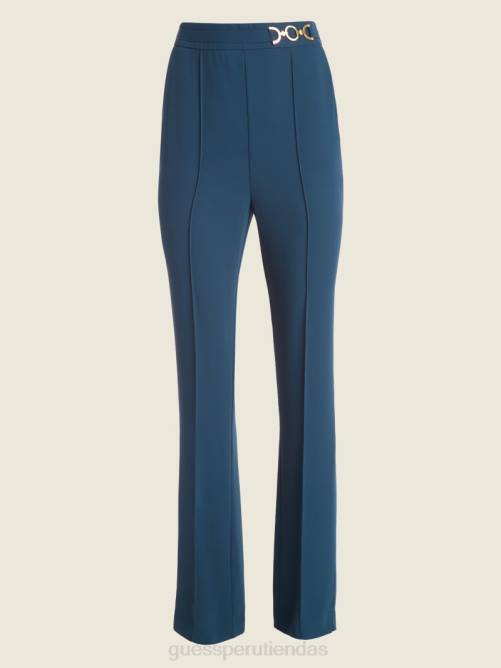GUESS pantalón maryam mujer 0P8X2351 azul secreto vestir