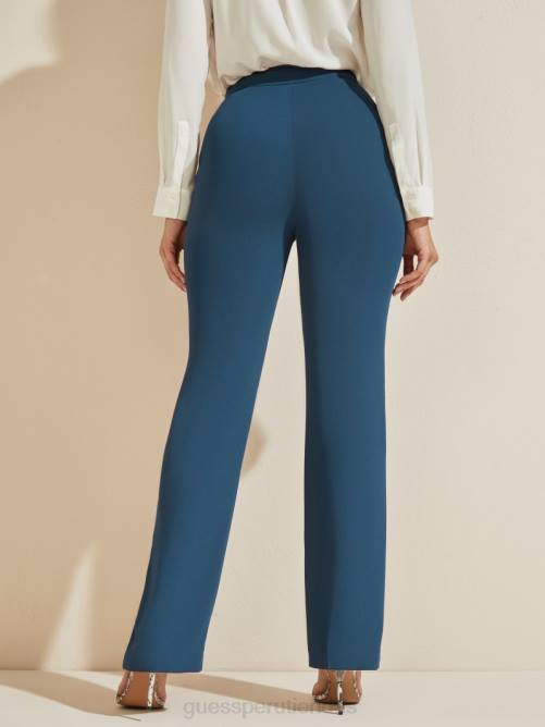 GUESS pantalón maryam mujer 0P8X2351 azul secreto vestir