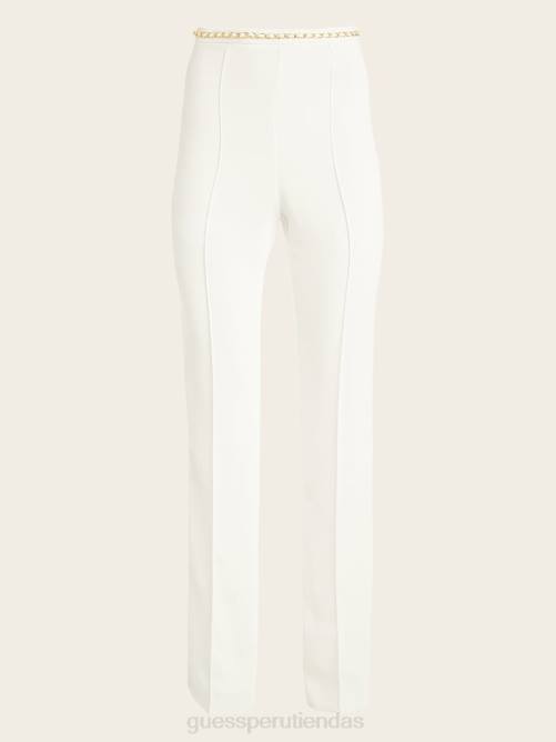 GUESS pantalón naúsica mujer 0P8X2142 perla pálida vestir