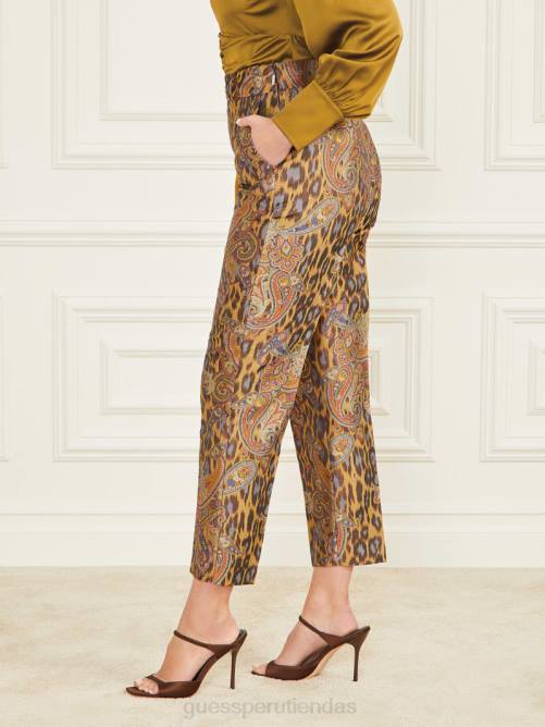 GUESS pantalón phoenix rise de jacquard mujer 0P8X2242 jacquard ascendente del fénix vestir