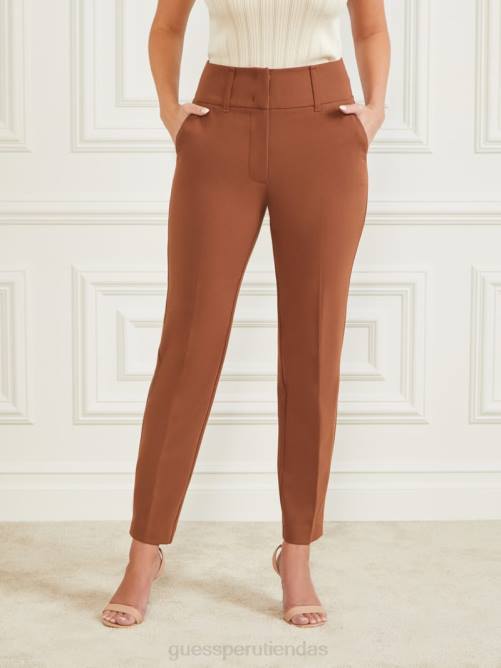 GUESS pantalón shelly mujer 0P8X2295 belleza marrón vestir