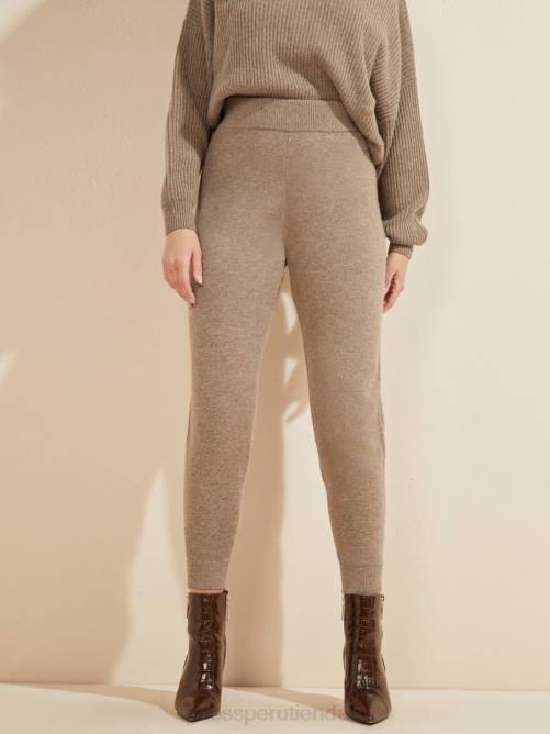 GUESS pantalón tipo suéter de cachemira acurrucado mujer 0P8X2250 bosque múltiple vestir