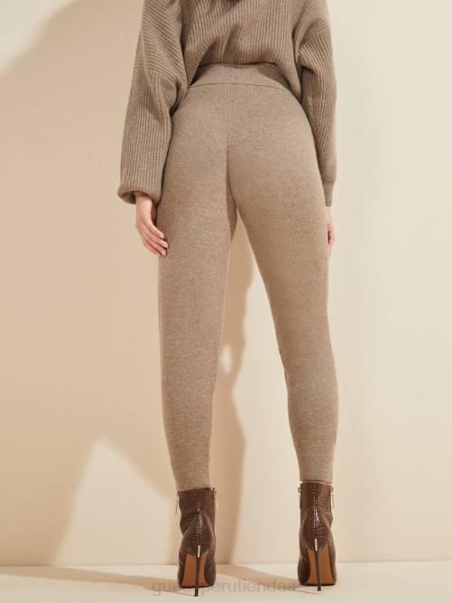 GUESS pantalón tipo suéter de cachemira acurrucado mujer 0P8X2250 bosque múltiple vestir