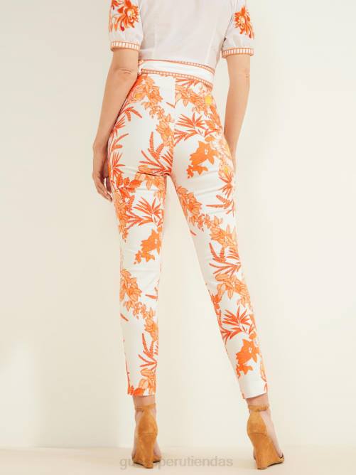 GUESS pantalon capri san lucas elle mujer 0P8X2214 flores de san lucas vestir