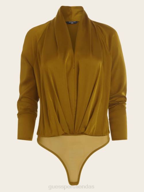 GUESS body de dalila mujer 0P8X1600 oro oliva vestir
