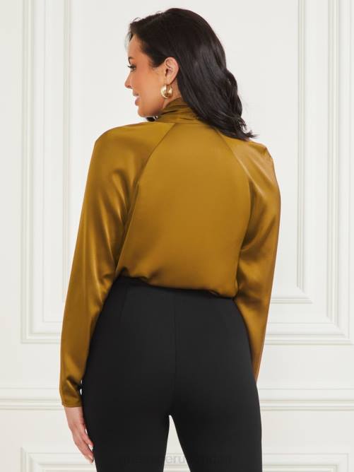 GUESS body de dalila mujer 0P8X1600 oro oliva vestir