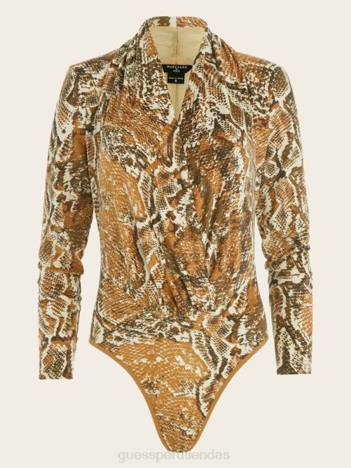 GUESS body hudson con estampado de piel de serpiente mujer 0P8X1476 impresión de piel secreta vestir