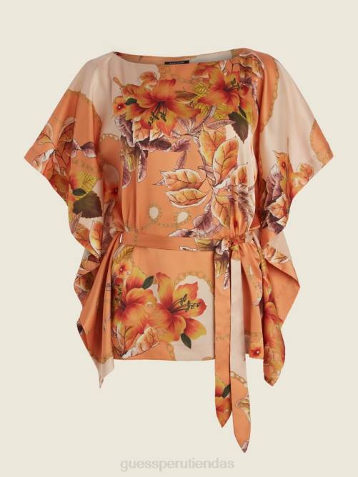GUESS kimono de playa baja mujer 0P8X1669 club de playa baja vestir