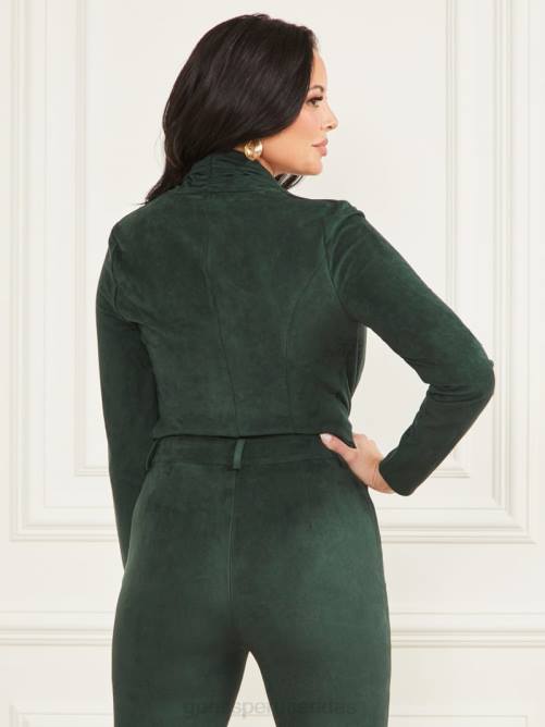 GUESS mono hudson mujer 0P8X1535 chenilla verde vestir