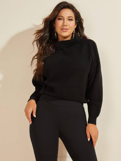 GUESS suéter de cachemira acurrucándose mujer 0P8X998 negro vestir