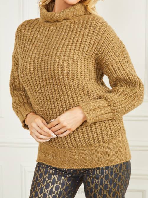GUESS suéter de mezcla de lana mujer 0P8X1575 sidra oro multi vestir