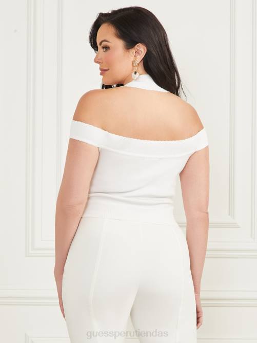 GUESS suéter justine mujer 0P8X1028 perla pálida vestir
