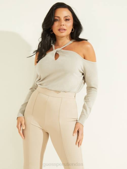 GUESS suéter priya con hombros descubiertos mujer 0P8X1410 piedra de pasadena vestir