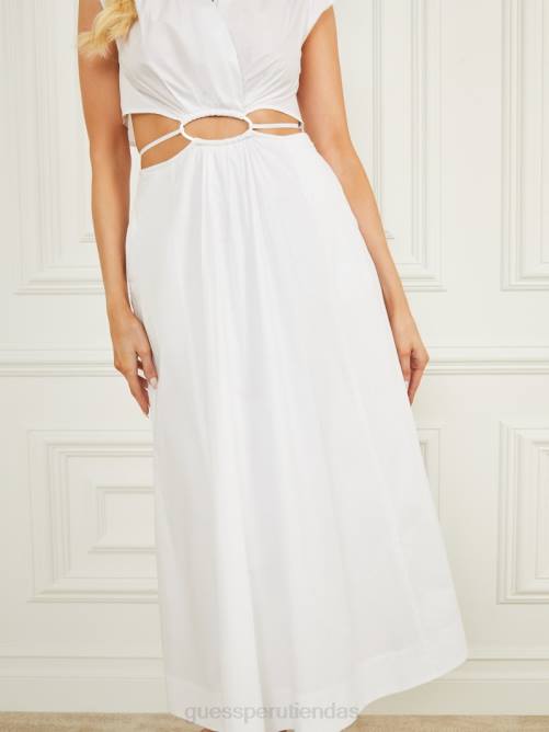 GUESS vestido camisero tejido bali mujer 0P8X474 pur blanco vestir