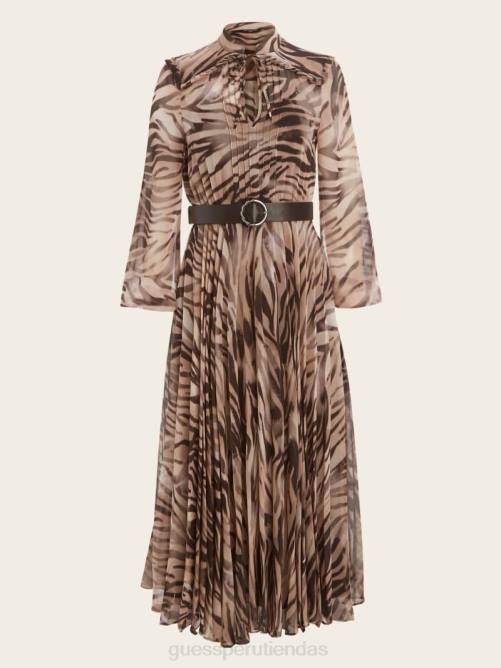 GUESS vestido de humo y espejos mujer 0P8X796 impresión de humo y espejos vestir